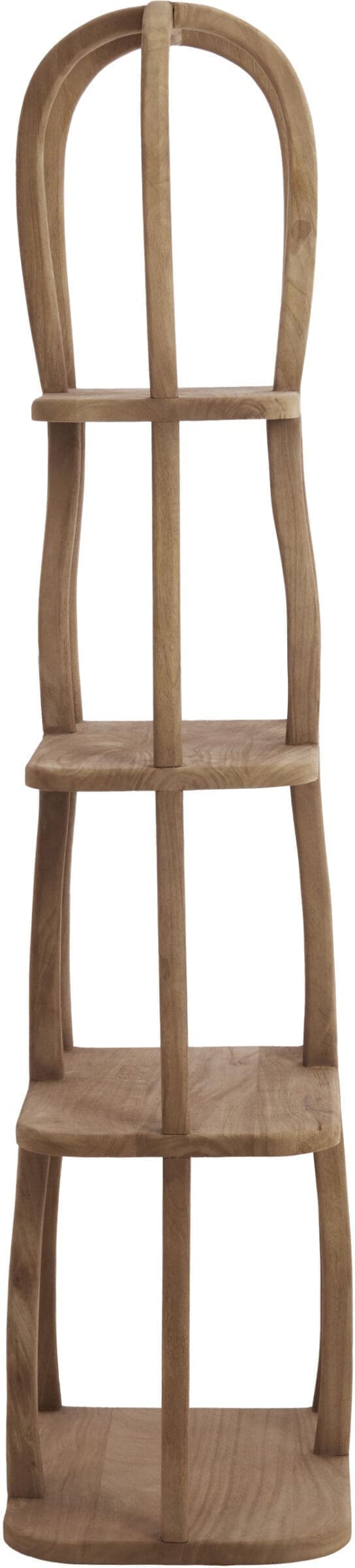 Light & Living Kast Lowe - hout mat grijs-bruin Grijs Kast