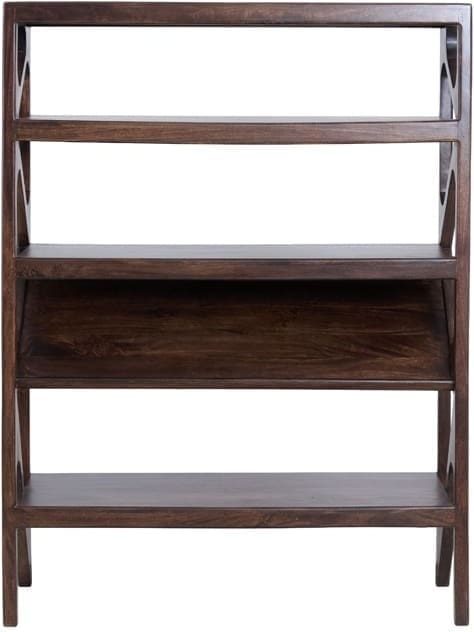 Light & Living Kast Yuki - mango hout chocolade bruin+glas Bruin Kast