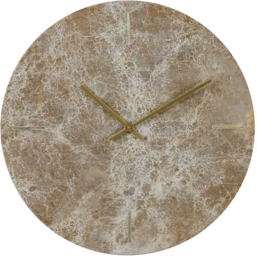 Light & Living Klok Moreno - marmer bruin Bruin Klok