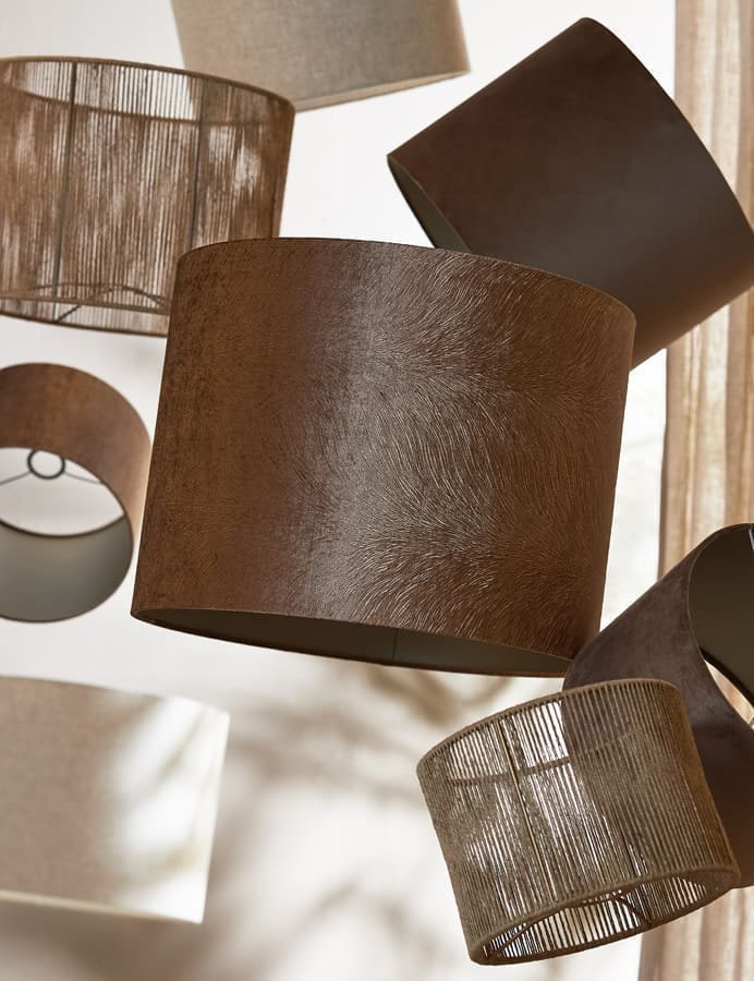 Light & Living Lampenkap Tossa - jute naturel Bruin Lampenkap