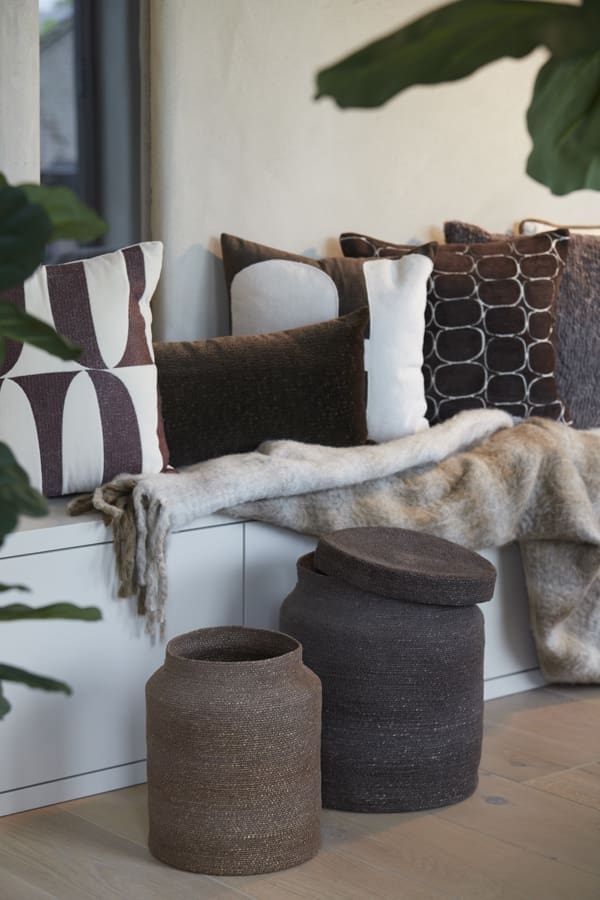 Light & Living Mand Betania - zeegras dnkr bruin+bruin Bruin Mand