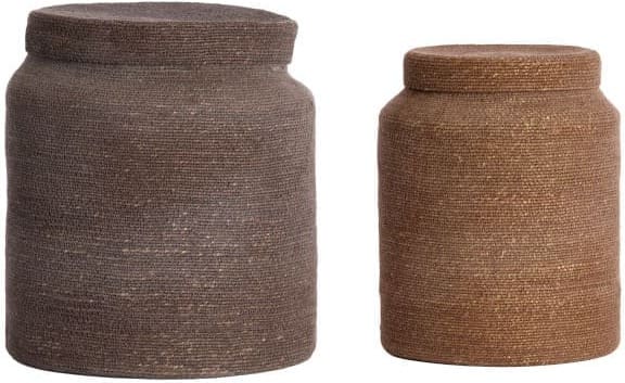 Light & Living Mand Betania - zeegras dnkr bruin+bruin Bruin Mand