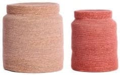 Light & Living Mand Betania - zeegras licht roze+roze Roze Mand