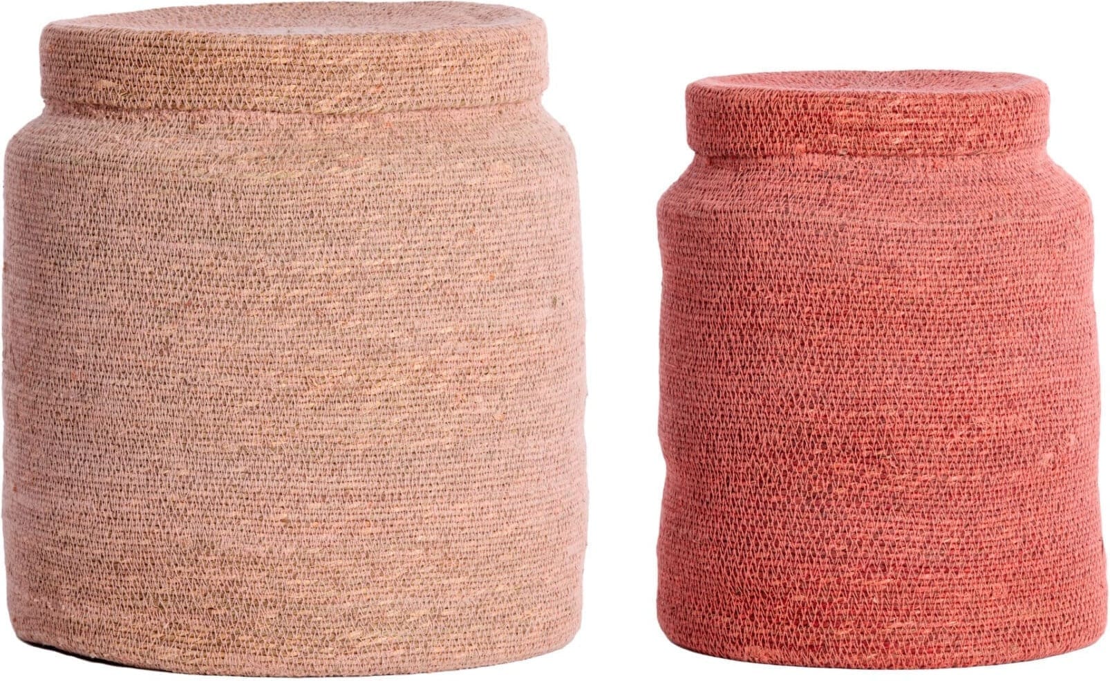 Light & Living Mand Betania - zeegras licht roze+roze Roze Mand