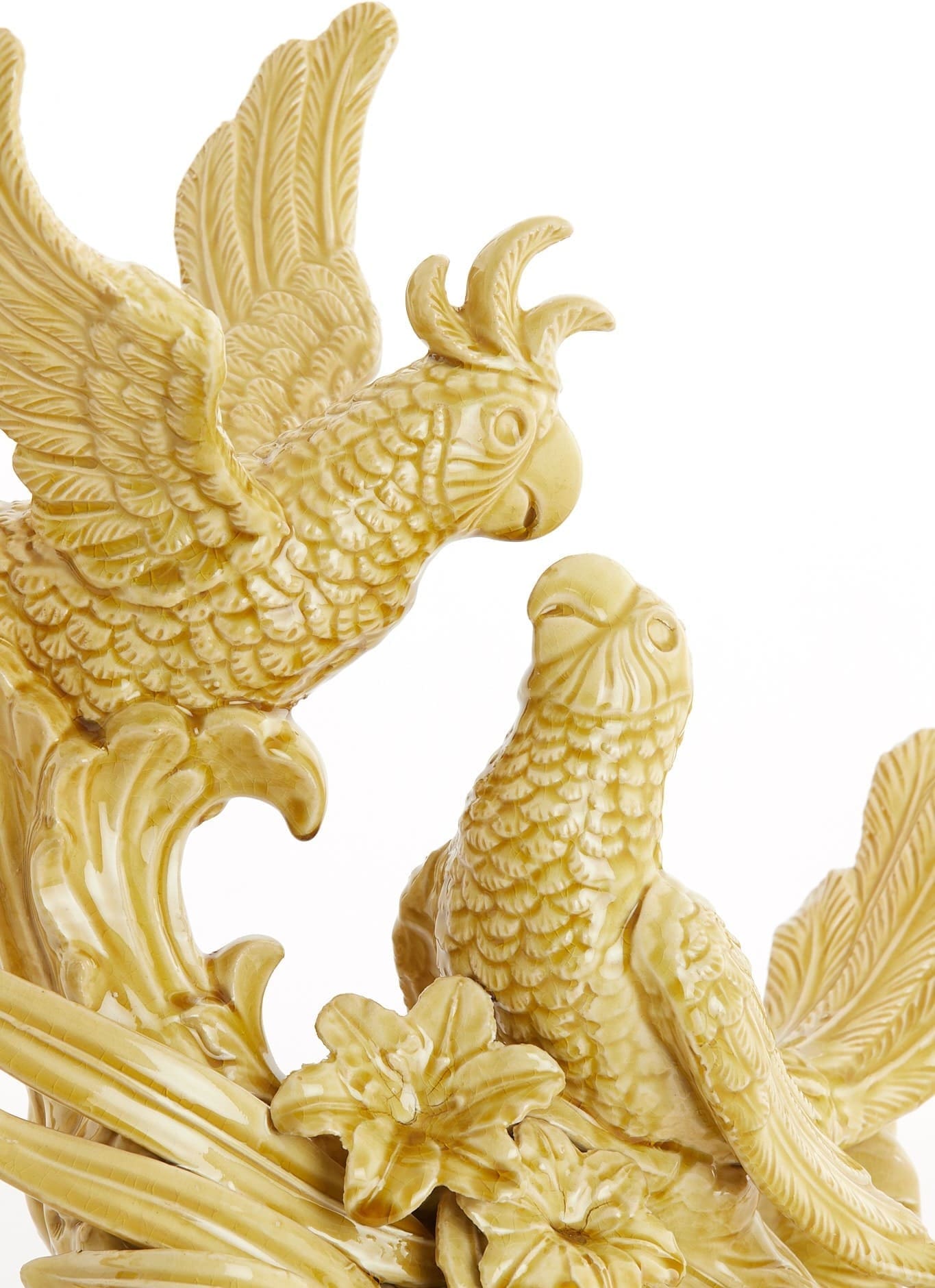Light & Living Ornament Birds - keramiek okergeel Geel Ornament