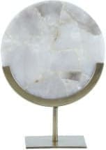 Light & Living Ornament Gouya - grijs agaat+antiek brons Grijs Ornament