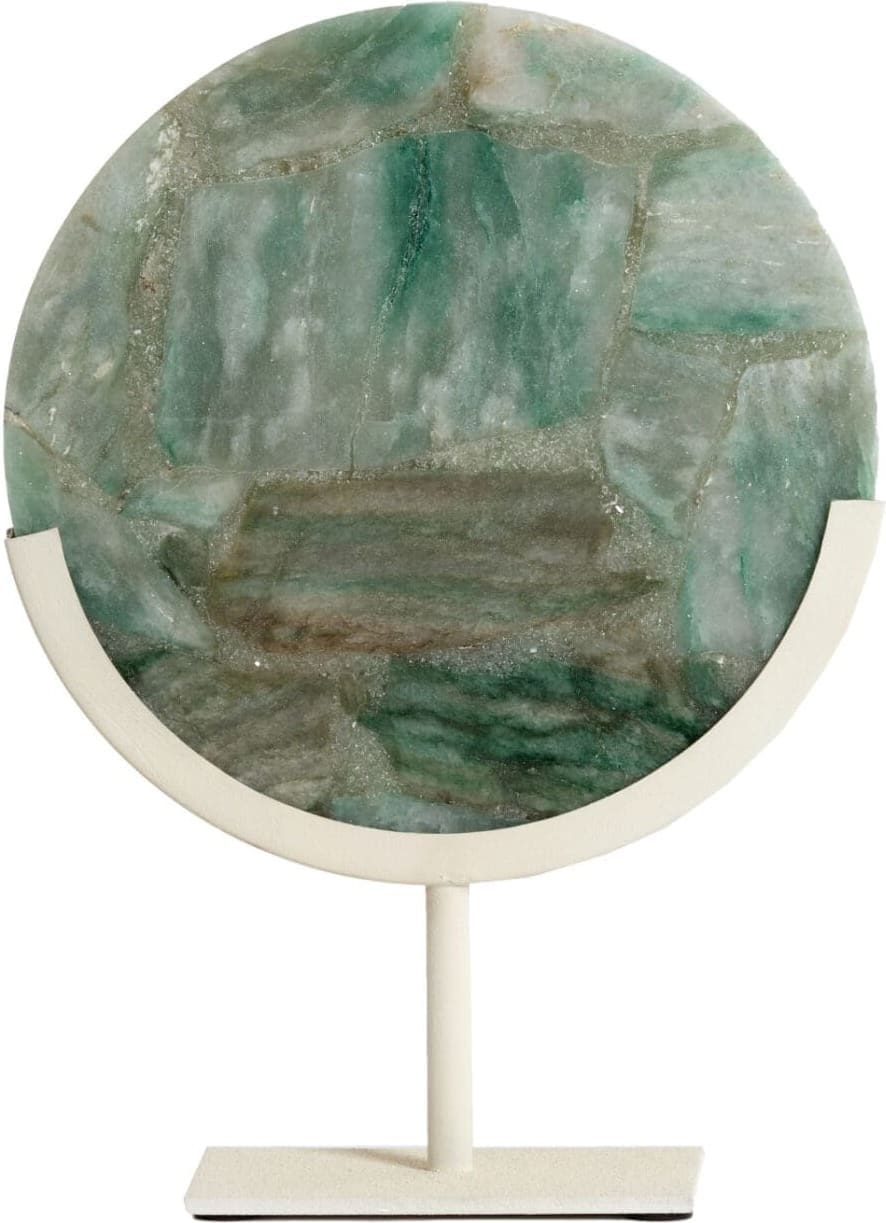 Light & Living Ornament Gouya - groen agaat+crème Groen Ornament