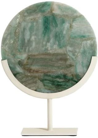 Light & Living Ornament Gouya - groen agaat+crème Groen Ornament