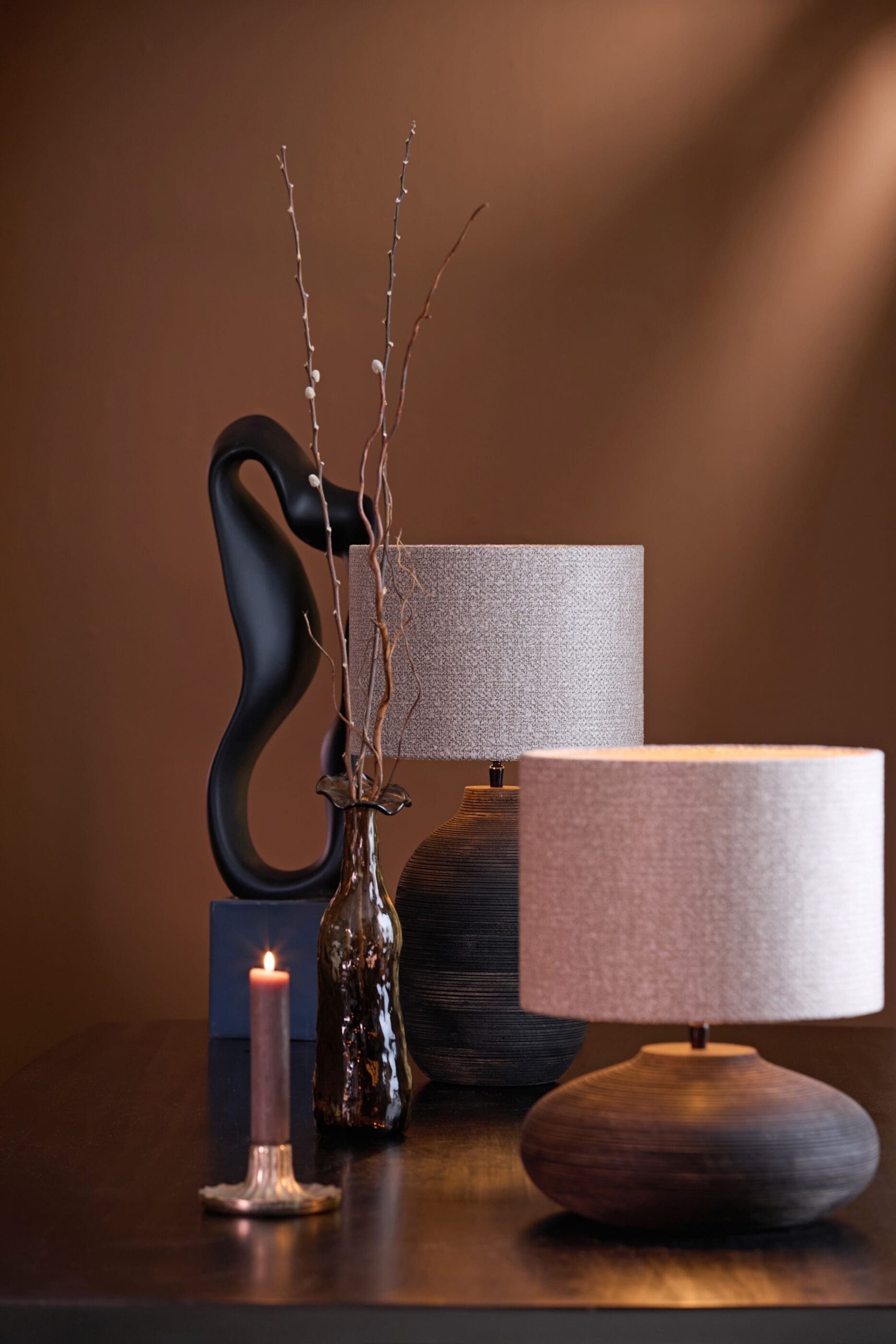 Light & Living Ornament Najac - mat zwart Zwart Ornament