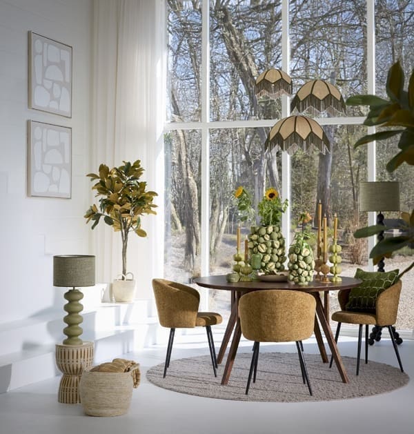 Light & Living Ornament Nieves - zand+crème Bruin Ornament