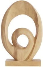 Light & Living Ornament Randa - hout mat naturel Bruin Ornament