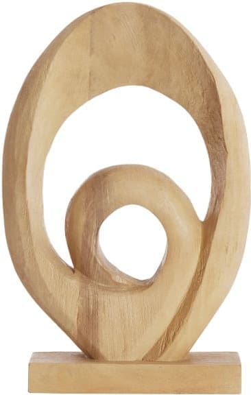 Light & Living Ornament Randa - hout mat naturel Bruin Ornament