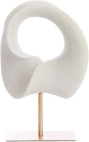 Light & Living Ornament Vodice - crème+antiek brons Wit Ornament