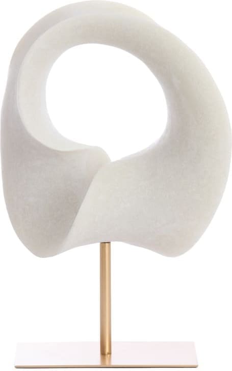 Light & Living Ornament Vodice - crème+antiek brons Wit Ornament
