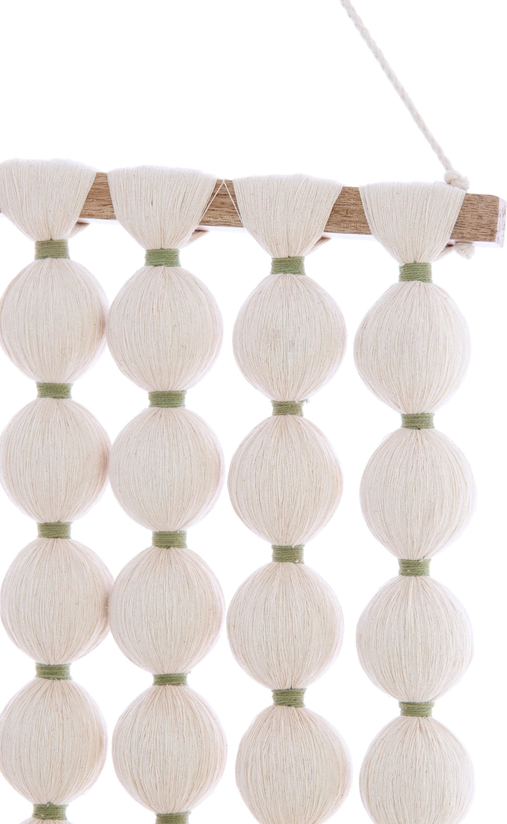 Light & Living Ornament Ward - crème+groen Wit Ornament