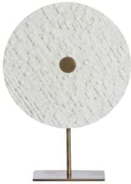 Light & Living Ornament Yvo - marmer wit+antiek brons Brons Ornament