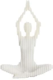 Light & Living Ornament Zenna - crème Wit Ornament