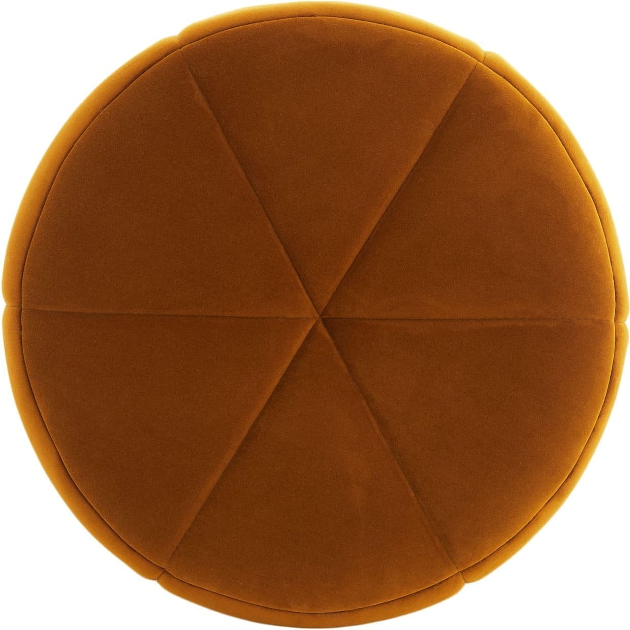 Light & Living Poef Batoemi - velvet okergeel Geel Poef