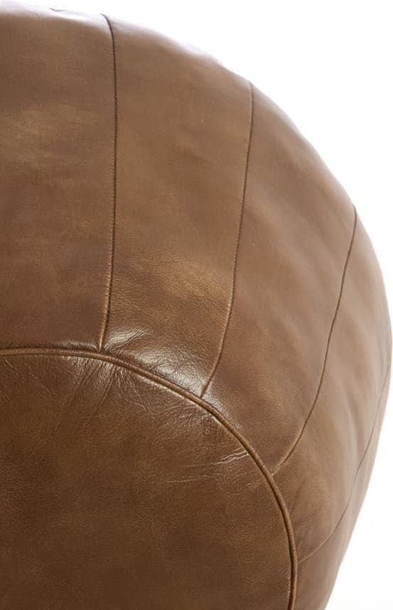 Light & Living Poef Dovio - leer bruin Bruin Poef