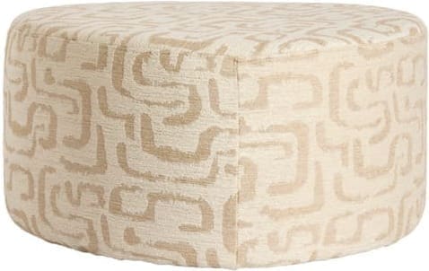 Light & Living Poef Liberia - beige+zand Bruin Poef
