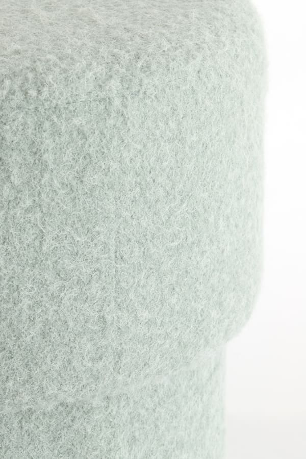 Light & Living Poef Muno - licht blauw Blauw Poef