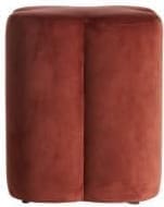 Light & Living Poef Nalani - bordeaux Rood Poef