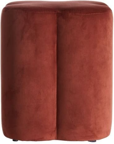 Light & Living Poef Nalani - bordeaux Rood Poef