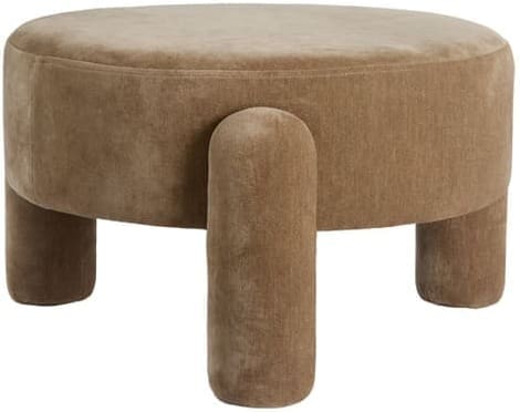 Light & Living Poef Ozimi - taupe Bruin Poef