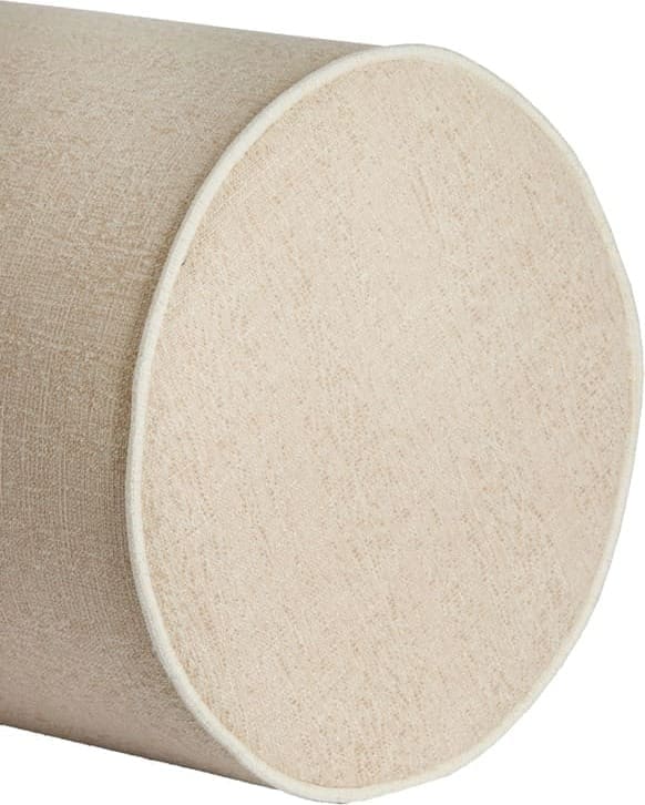 Light & Living Poef Rosin - beige+crème Bruin Poef