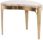Light & Living Salontafel Giulio - marmer taupe+antiek brons Bruin Salontafel