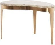 Light & Living Salontafel Giulio - marmer taupe+antiek brons Bruin Salontafel