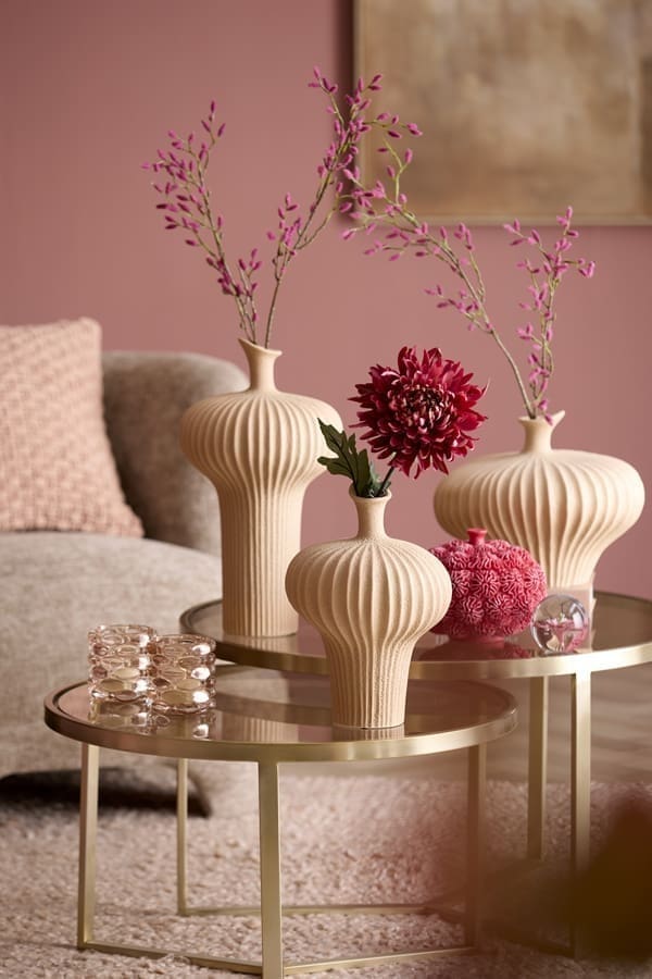 Light & Living Salontafel Serelle - licht goud+gls bruin Goud Salontafel