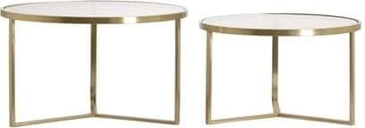Light & Living Salontafel Serelle - licht goud+gls bruin Goud Salontafel