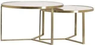 Light & Living Salontafel Serelle - licht goud+gls bruin Goud Salontafel