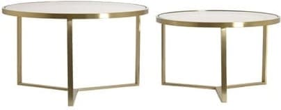 Light & Living Salontafel Serelle - licht goud+gls bruin Goud Salontafel