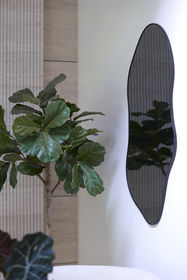 Light & Living Spiegel Azula - smoke glas+zwart Zwart Spiegel
