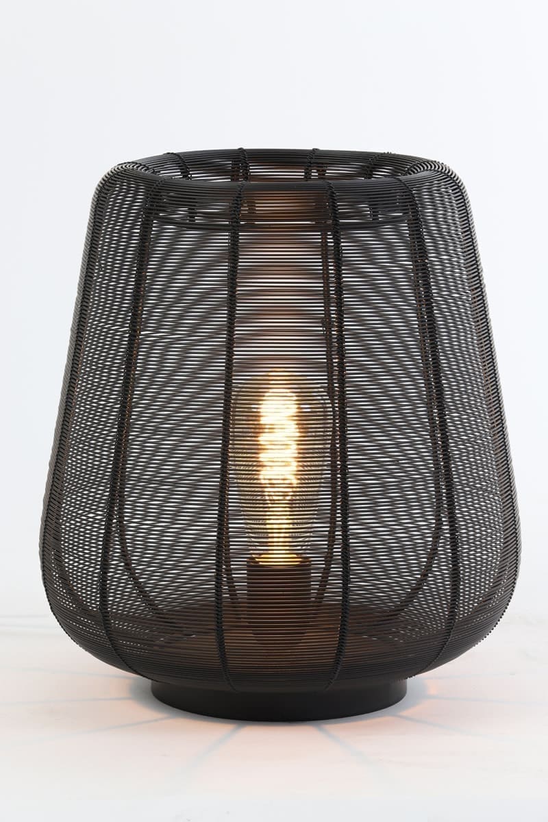 Light & Living Tafellamp Adeta - mat zwart Zwart Tafellamp