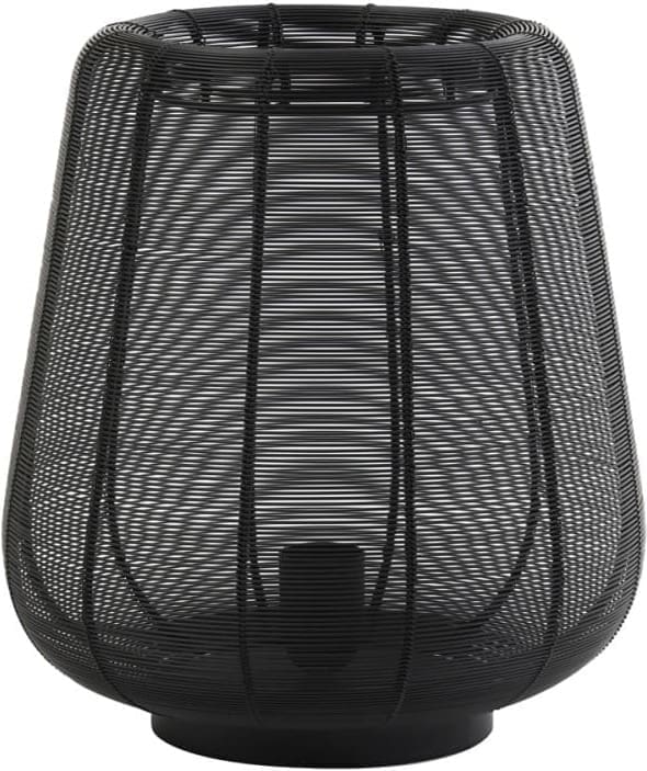 Light & Living Tafellamp Adeta - mat zwart Zwart Tafellamp