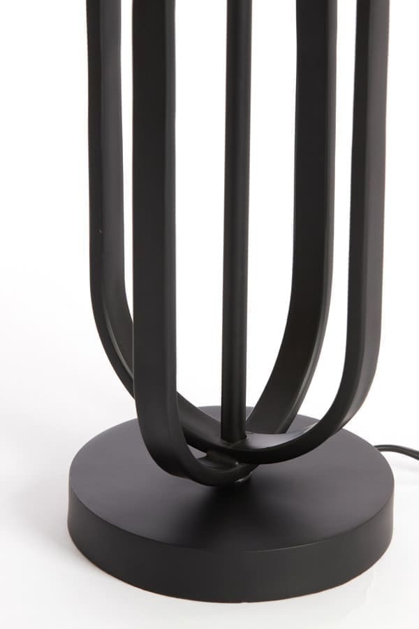 Light & Living Tafellamp Aster - mat zwart Zwart Tafellamp