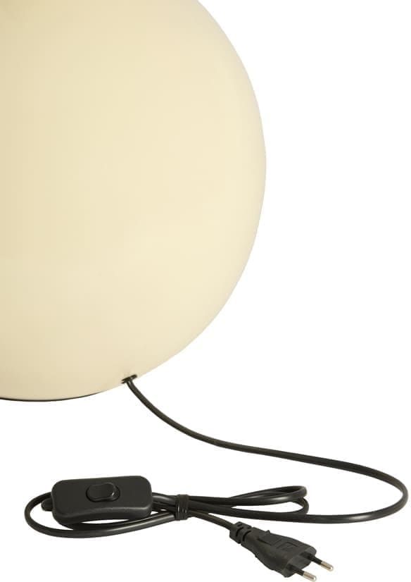 Light & Living Tafellamp Benao - glans crème Wit Tafellamp