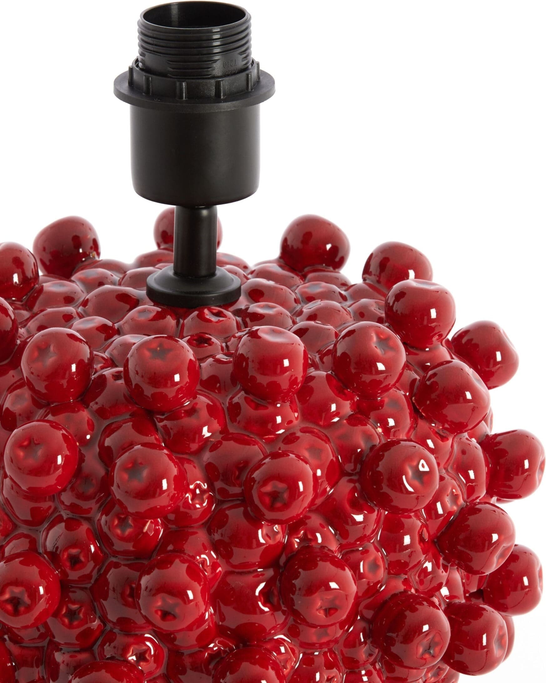 Light & Living Tafellamp Berries - keramiek rood Rood Tafellamp