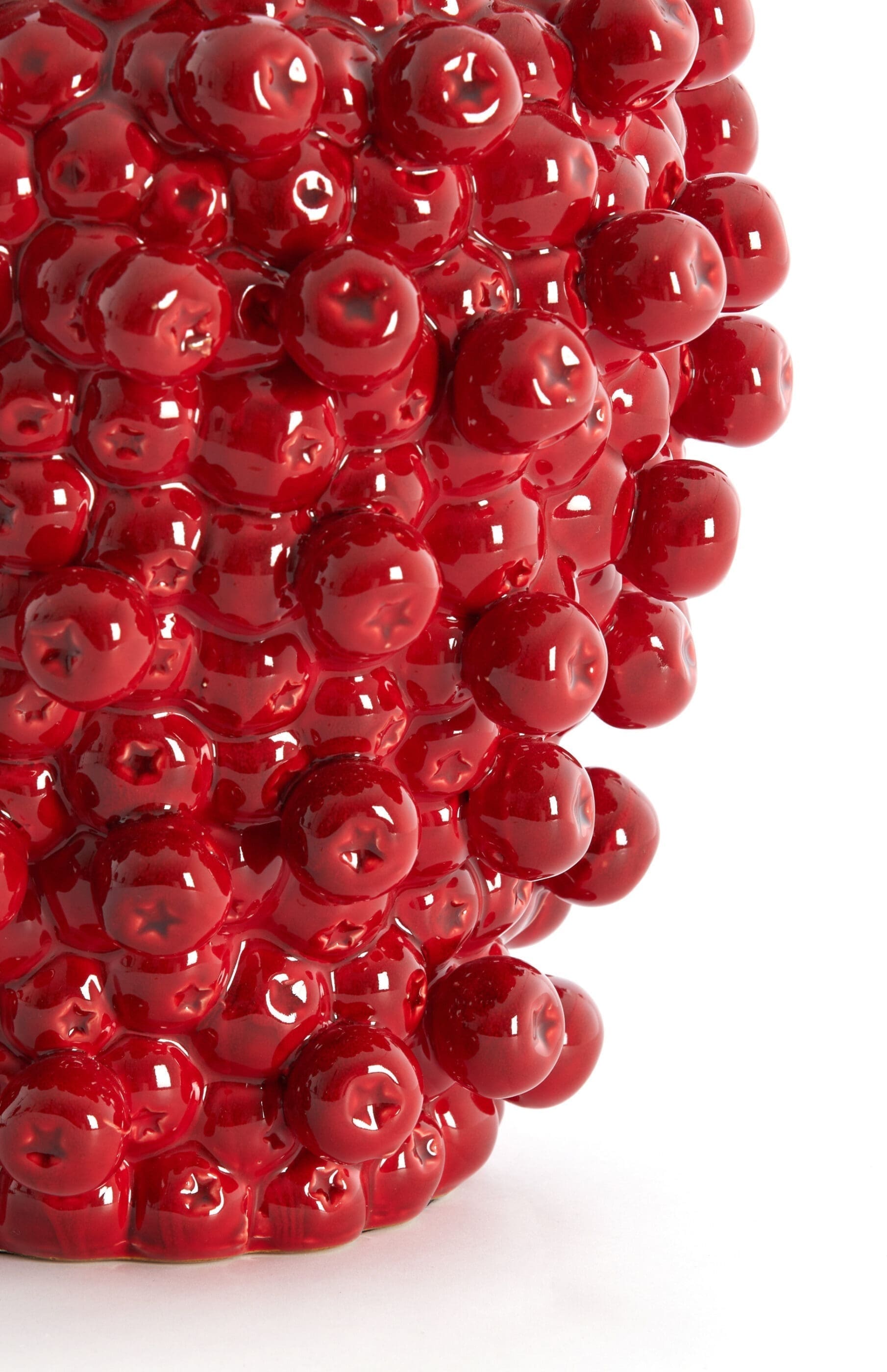 Light & Living Tafellamp Berries - keramiek rood Rood Tafellamp