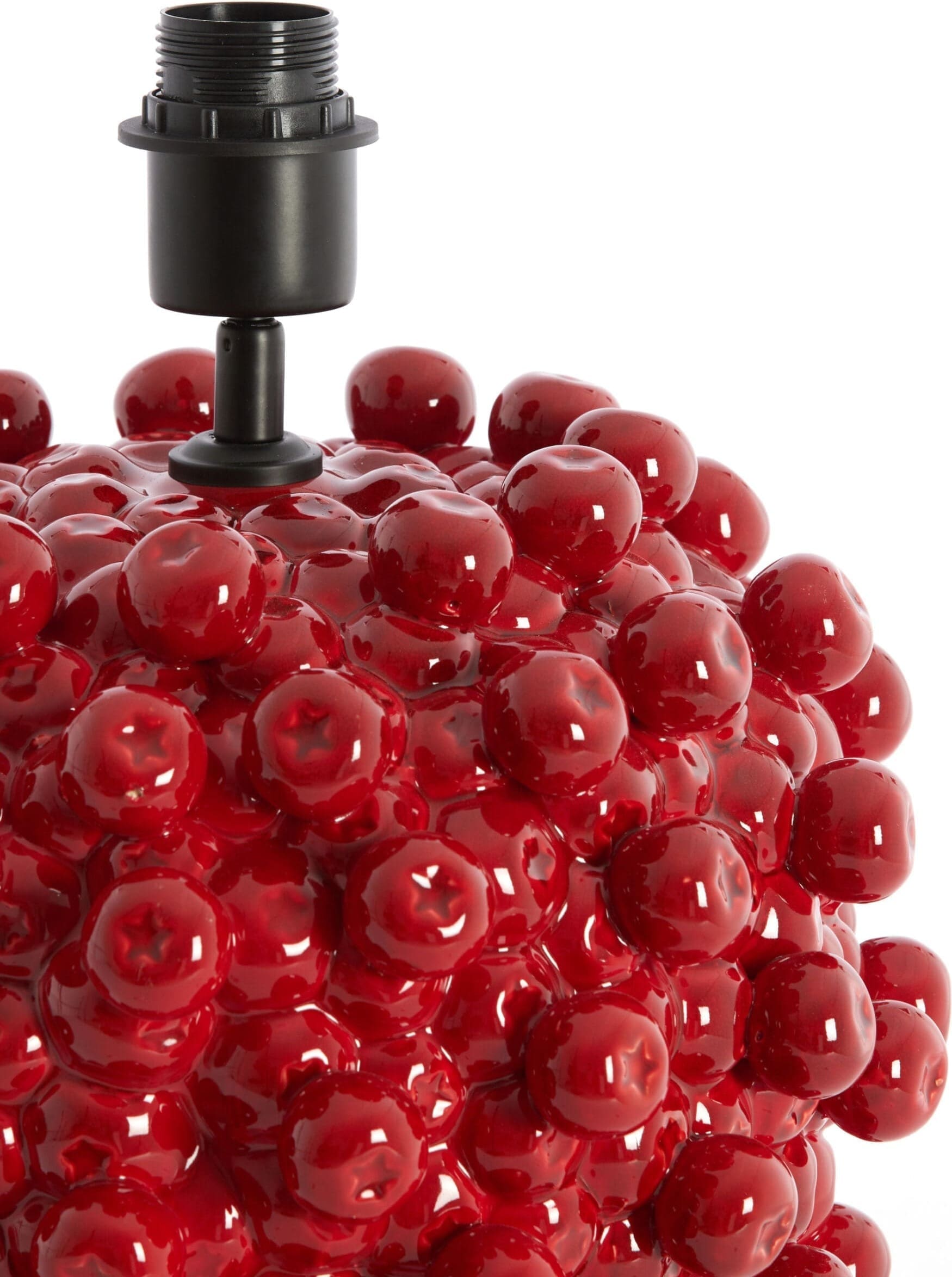 Light & Living Tafellamp Berries - keramiek rood Rood Tafellamp