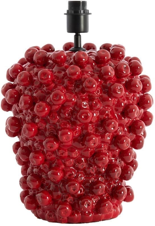 Light & Living Tafellamp Berries - keramiek rood Rood Tafellamp