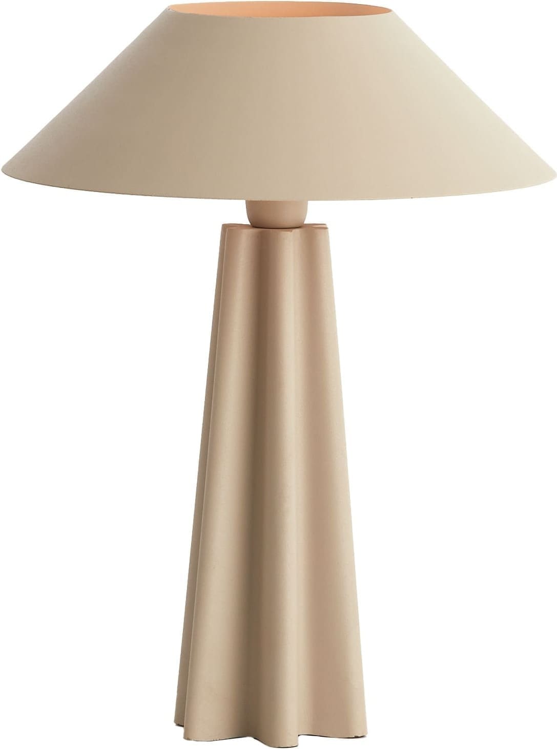 Light & Living Tafellamp Cukai - mat beige Bruin Tafellamp
