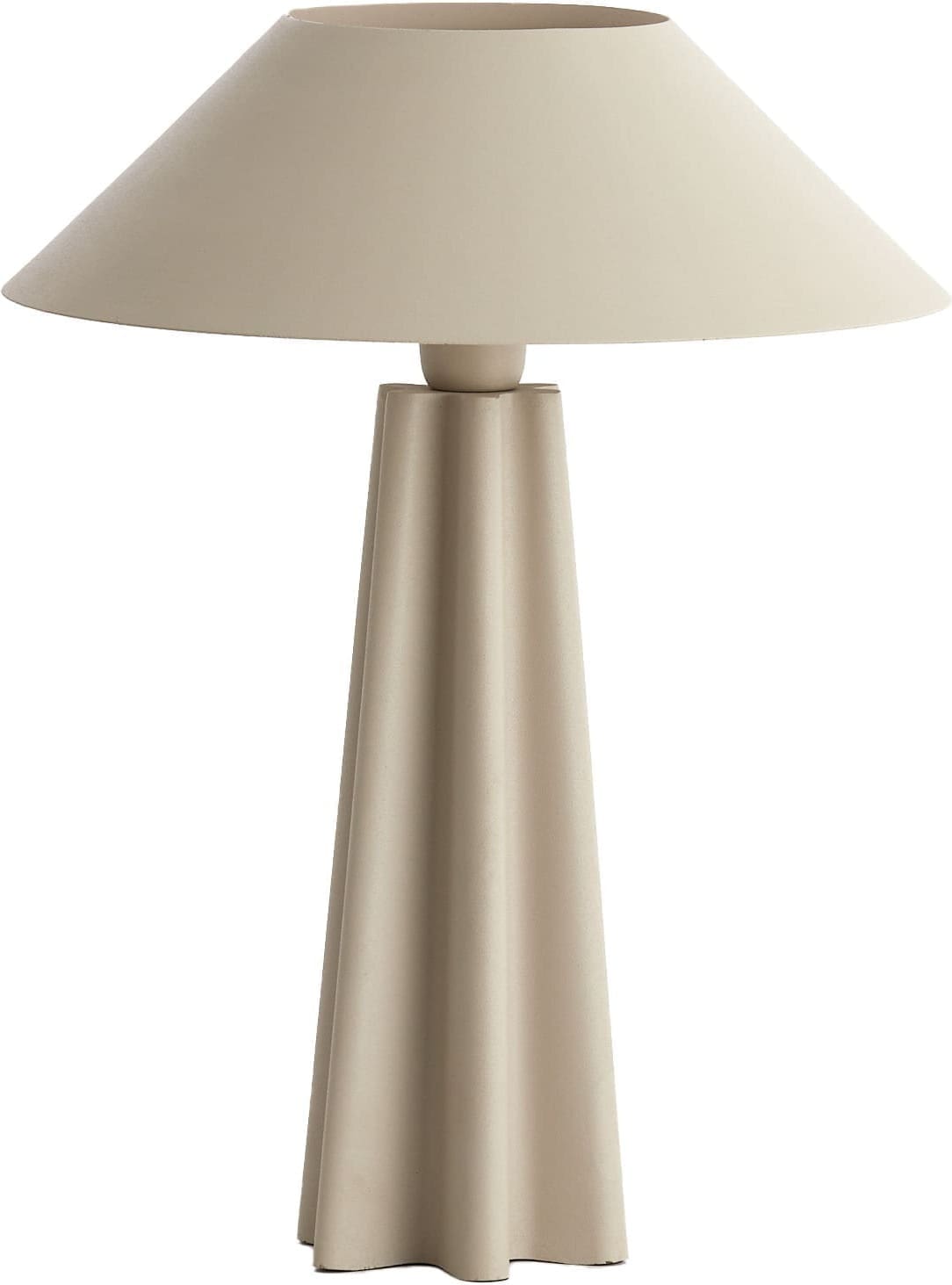Light & Living Tafellamp Cukai - mat beige Bruin Tafellamp