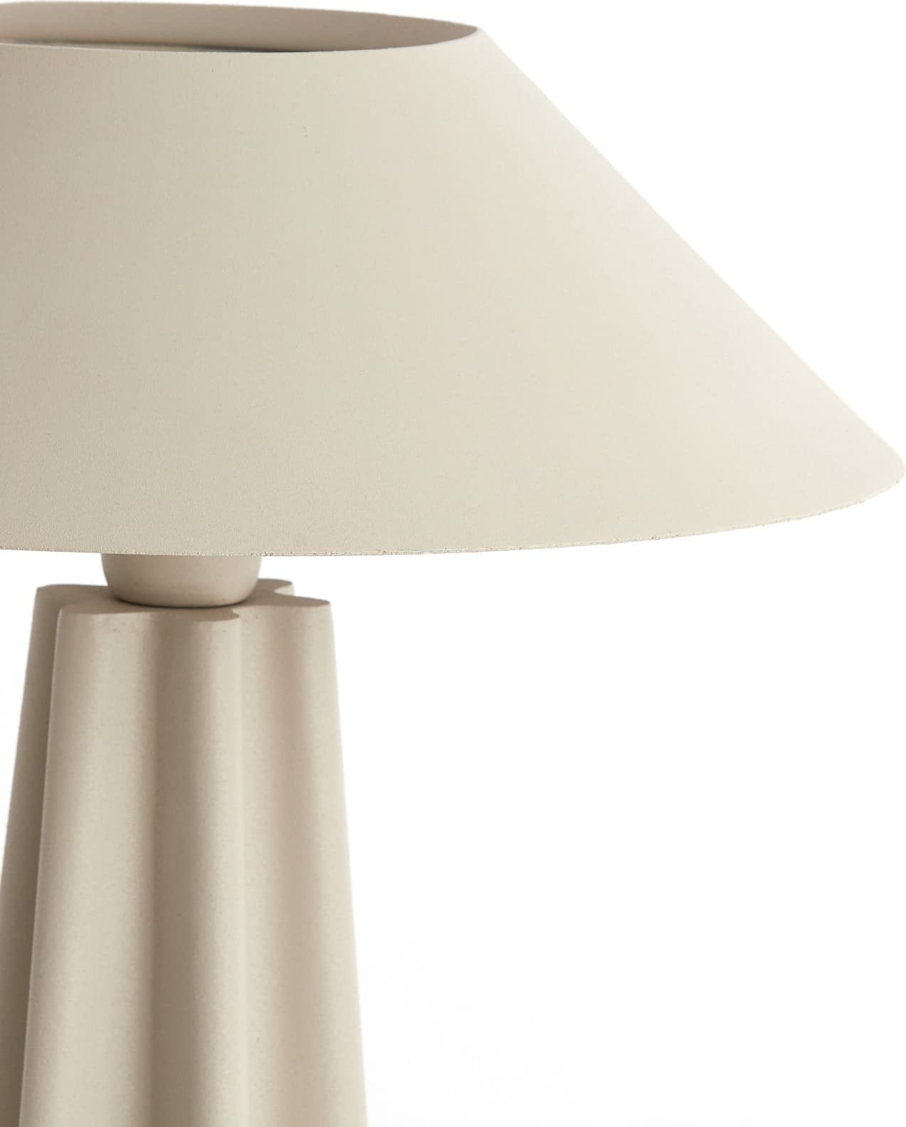 Light & Living Tafellamp Cukai - mat beige Bruin Tafellamp