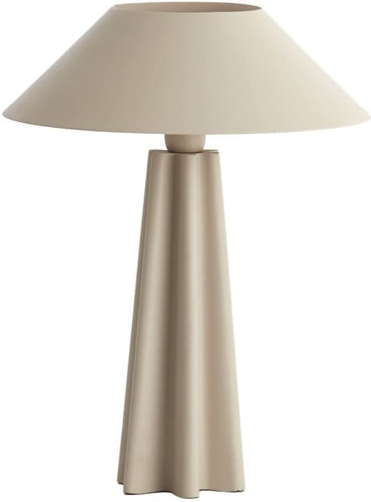Light & Living Tafellamp Cukai - mat beige Bruin Tafellamp