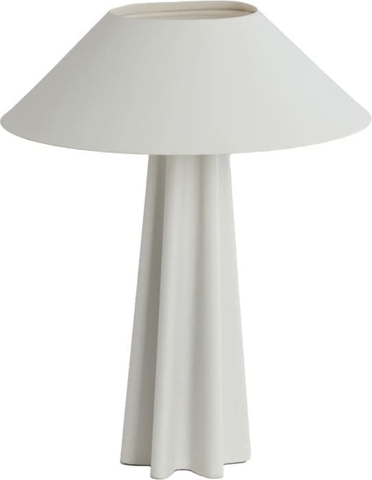 Light & Living Tafellamp Cukai - mat wit Wit Tafellamp