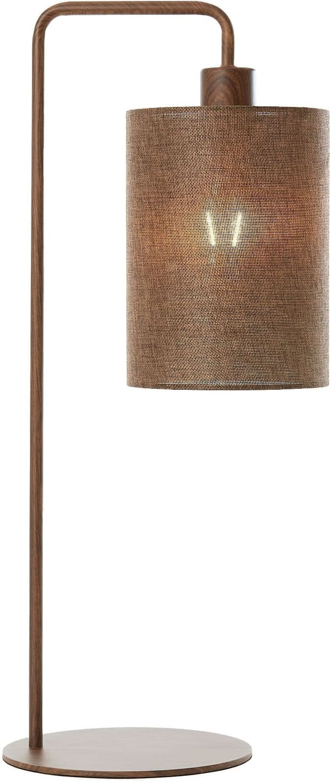 Light & Living Tafellamp Donio - hout print d bruin+d bruin Bruin Tafellamp